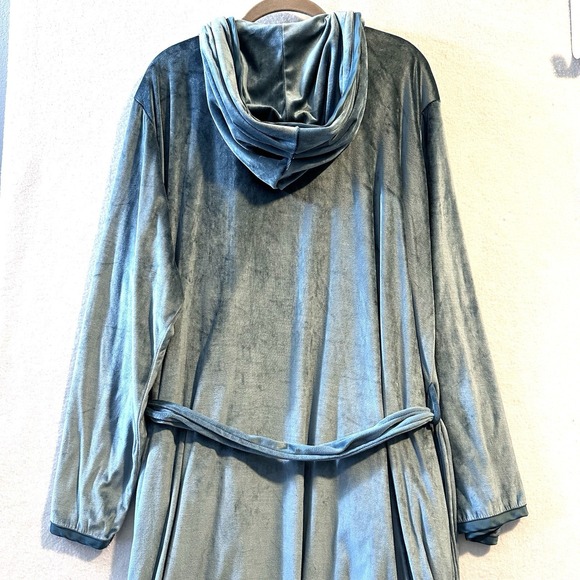 Daydream Berkshire XL VelvetLoft Soft Teal Hood Floor Length 48" Cozy - Picture 9 of 10